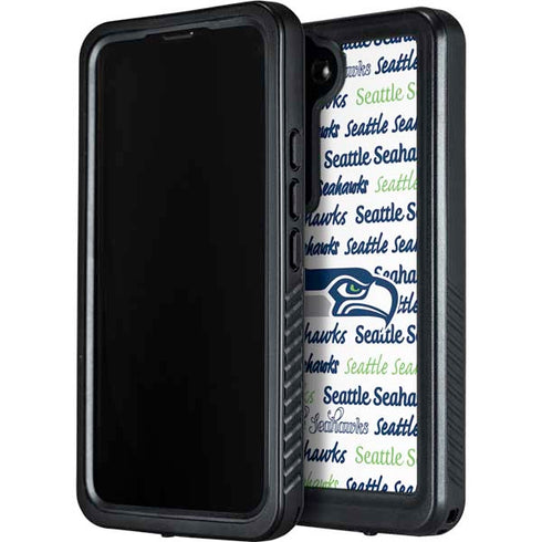 NFL Seattle Seahawks Print Galaxy S24 Waterproof Case