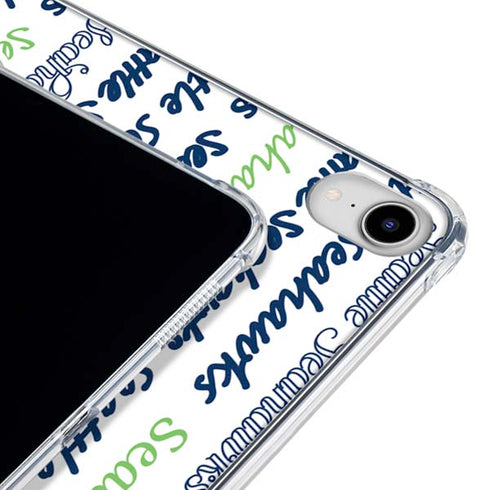 NFL Seattle Seahawks Print iPad 11th Gen (2025) Clear Case