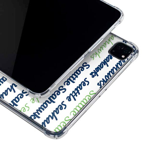 NFL Seattle Seahawks Print iPad Pro 11in (2024) Clear Case