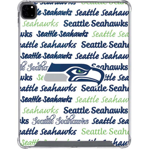 NFL Seattle Seahawks Print iPad Pro 12.9in (2020) Clear Case