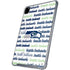 NFL Seattle Seahawks Print iPad Pro 12.9in (2020) Clear Case