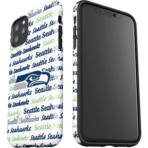 NFL Seattle Seahawks Print iPhone 11 Pro Max Impact Case