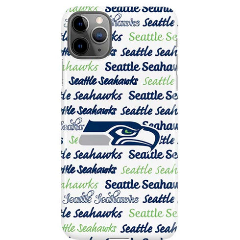 NFL Seattle Seahawks Print iPhone Cases