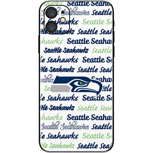 NFL Seattle Seahawks Print iPhone 11 Skin