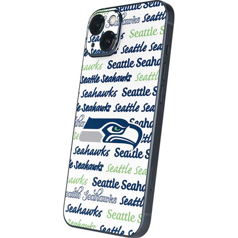NFL Seattle Seahawks Print iPhone 15 Skin