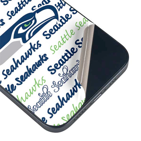 NFL Seattle Seahawks Print iPhone 15 Skin