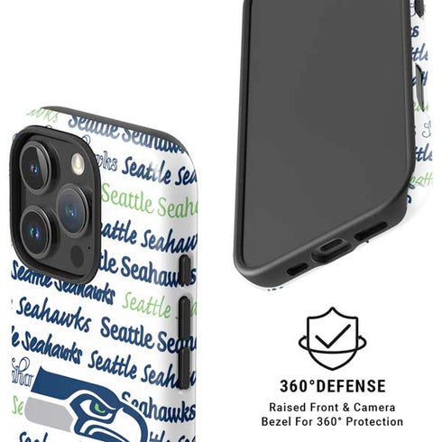 NFL Seattle Seahawks Print iPhone 16 Pro Max Magsafe Impact Case