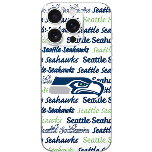 NFL Seattle Seahawks Print iPhone 16 Pro Skin