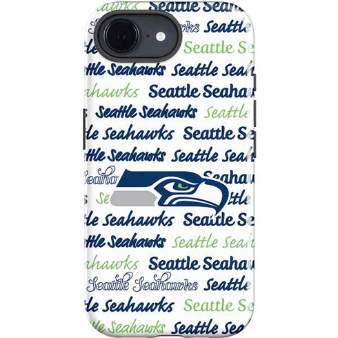 NFL Seattle Seahawks Print iPhone 16e Impact Case