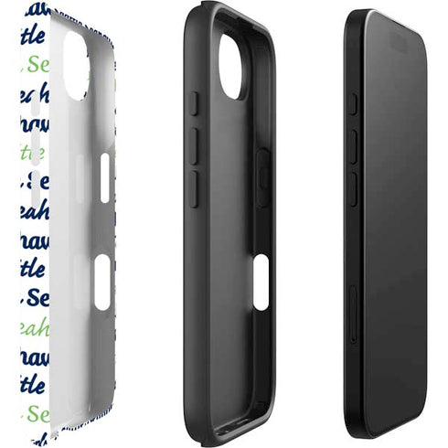 NFL Seattle Seahawks Print iPhone 16e Impact Case