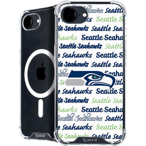 NFL Seattle Seahawks Print iPhone 16e MagSafe Case