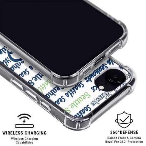 NFL Seattle Seahawks Print iPhone 16e MagSafe Case
