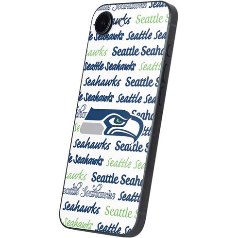 NFL Seattle Seahawks Print iPhone 16e Skin