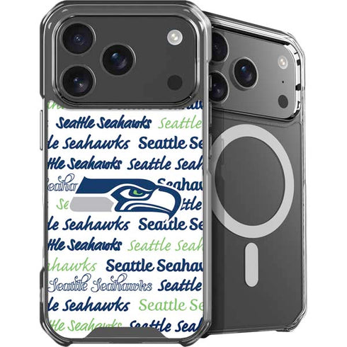 NFL Seattle Seahawks Print iPhone 18 Pro MagSafe Case