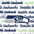 NFL Seattle Seahawks Print iPhone XR Pro Case