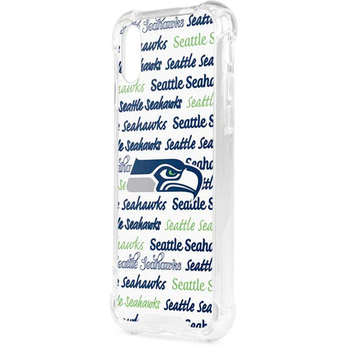 NFL Seattle Seahawks Print iPhone XS Clear Case