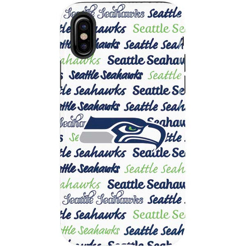 NFL Seattle Seahawks Print iPhone XS Pro Case