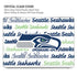 NFL Seattle Seahawks Print MacBook Pro 14in (2021-24) Case plus Skin