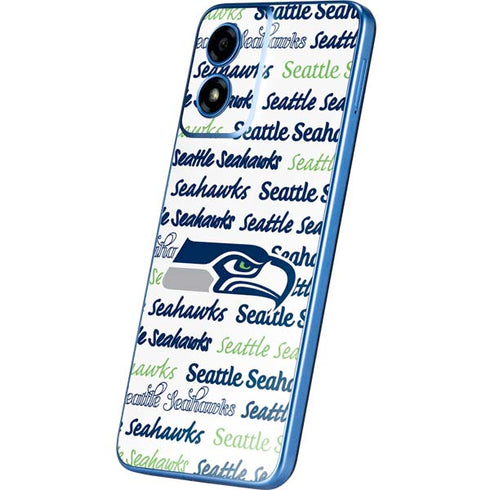 NFL Seattle Seahawks Print Moto G Play 4G (2024) Skin
