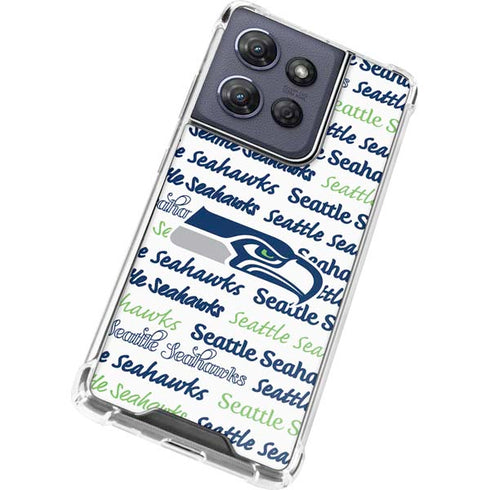NFL Seattle Seahawks Print Moto G Play 5G (2025) Clear Case