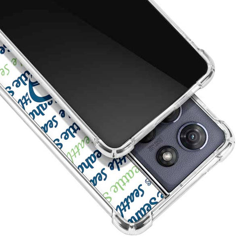 NFL Seattle Seahawks Print Moto G Play 5G (2025) Clear Case