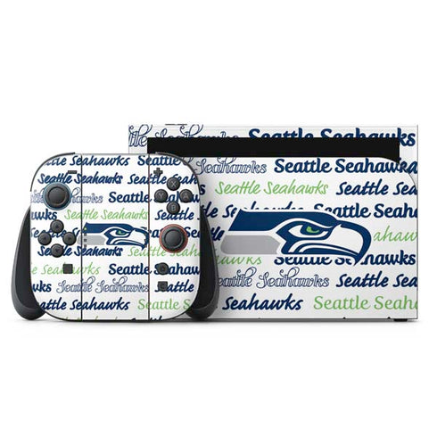 NFL Seattle Seahawks Print Nintendo Skins