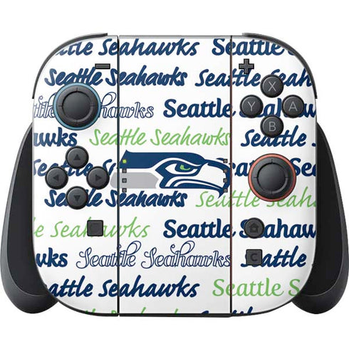 NFL Seattle Seahawks Print Nintendo Skins