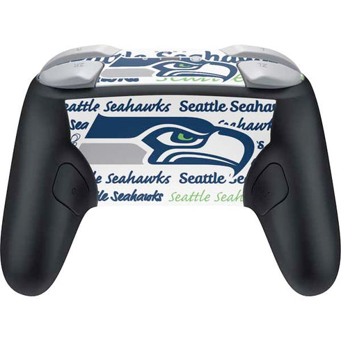 NFL Seattle Seahawks Print Nintendo Switch 2 (2025) Pro Controller Skin