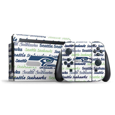 NFL Seattle Seahawks Print Nintendo Skins