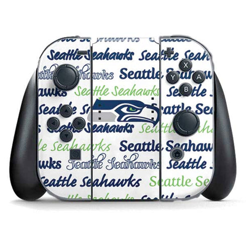 NFL Seattle Seahawks Print Nintendo Skins