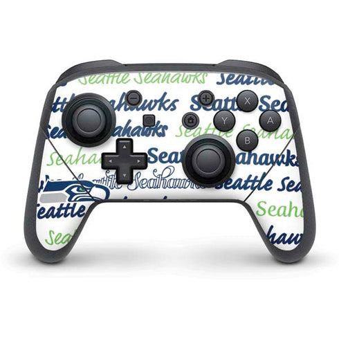 NFL Seattle Seahawks Print Nintendo Skins
