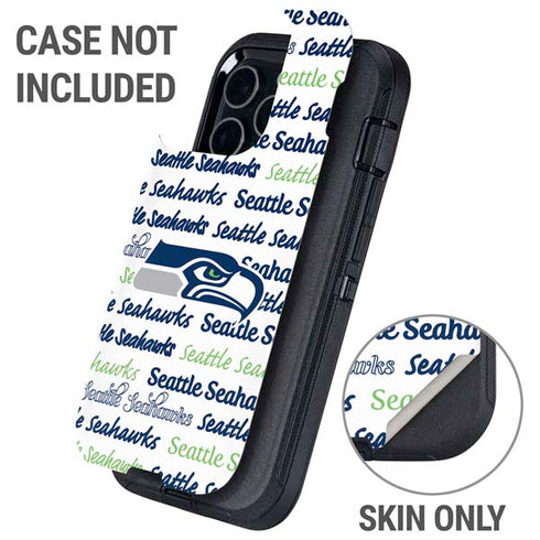 NFL Seattle Seahawks Print Otterbox Defender iPhone Skin