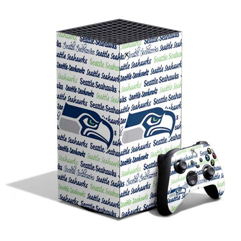NFL Seattle Seahawks Print XBox Series X Digital Edition Bundle Skin