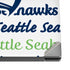 NFL Seattle Seahawks Print Dell XPS Skin