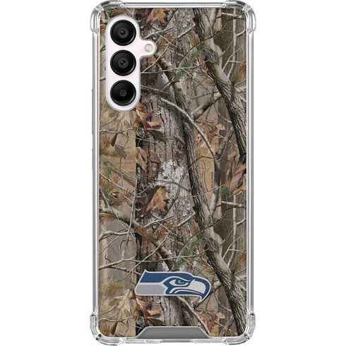 NFL Seattle Seahawks Realtree AP Camo Galaxy A16 5G Clear Case