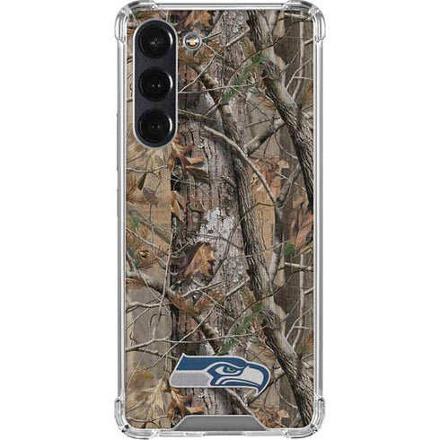 NFL Seattle Seahawks Realtree AP Camo Galaxy S24 FE Clear Case