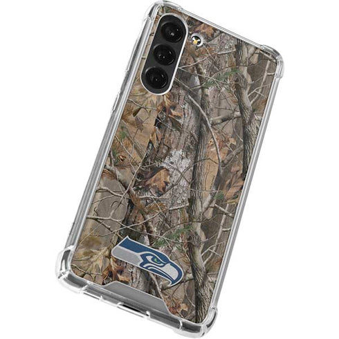 NFL Seattle Seahawks Realtree AP Camo Galaxy S24 FE Clear Case