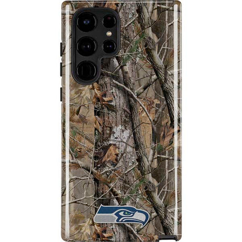 NFL Seattle Seahawks Realtree AP Camo Galaxy S25 Ultra Impact Case