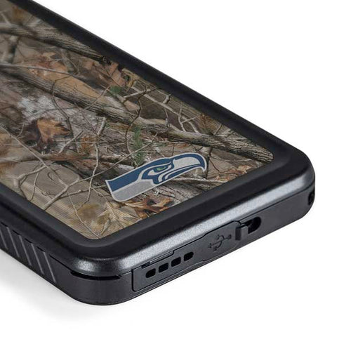 NFL Seattle Seahawks Realtree AP Camo Galaxy S24 Waterproof Case