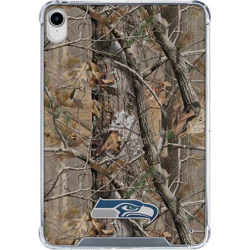 NFL Seattle Seahawks Realtree AP Camo iPad 11th Gen (2025) Clear Case
