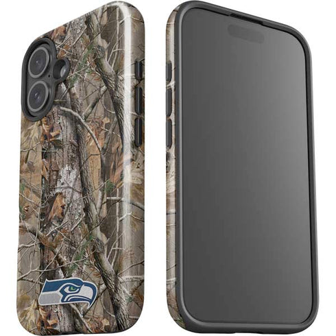 NFL Seattle Seahawks Realtree AP Camo iPhone 16 Plus Impact Case