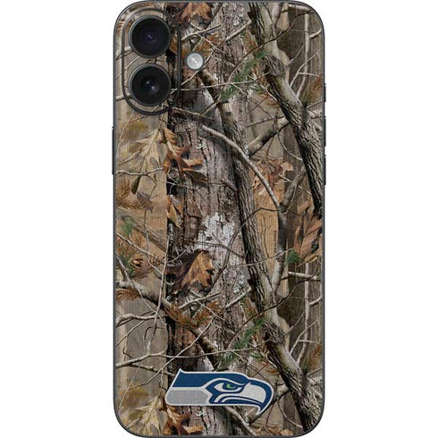 NFL Seattle Seahawks Realtree AP Camo iPhone 16 Plus Skin