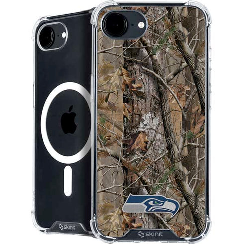 NFL Seattle Seahawks Realtree AP Camo iPhone 16e MagSafe Case