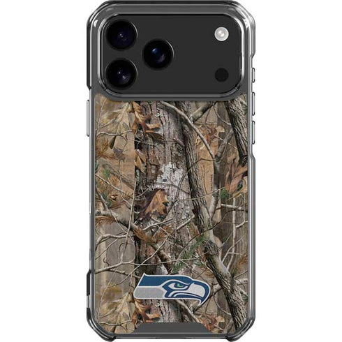 NFL Seattle Seahawks Realtree AP Camo iPhone 18 Pro Max Clear Case