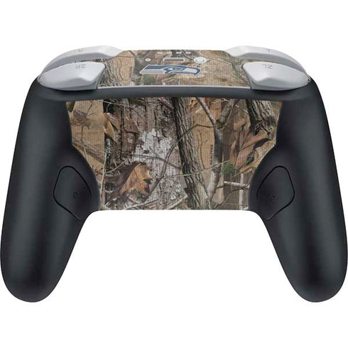 NFL Seattle Seahawks Realtree AP Camo Nintendo Switch 2 (2025) Pro Controller Skin