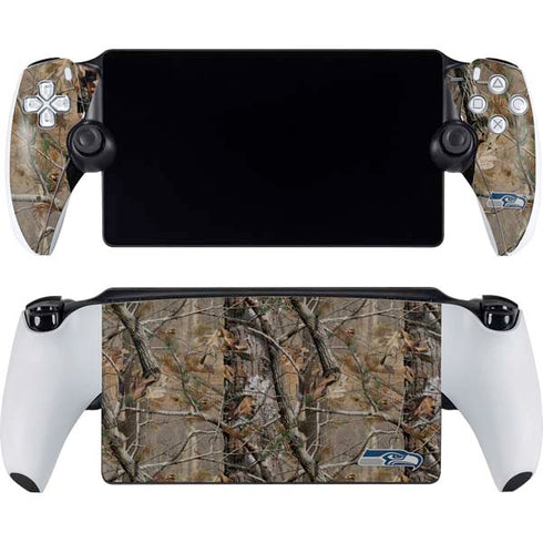 NFL Seattle Seahawks Realtree AP Camo PlayStation Portal Remote Player Skin