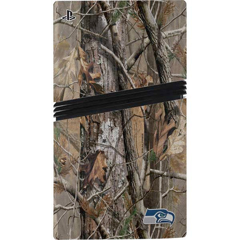 NFL Seattle Seahawks Realtree AP Camo PS5 Pro Console Skin