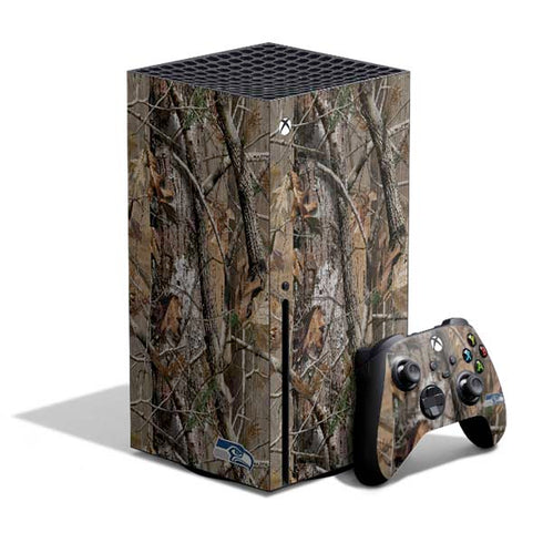 NFL Seattle Seahawks Realtree AP Camo Xbox Series X Bundle Skin