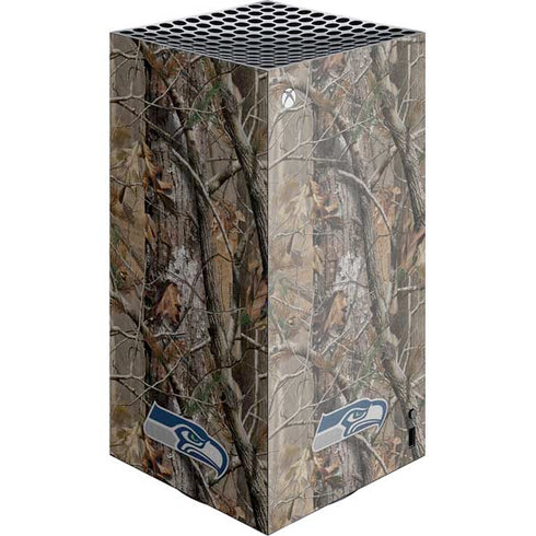 NFL Seattle Seahawks Realtree AP Camo XBox Series X Digital Edition Console Skin