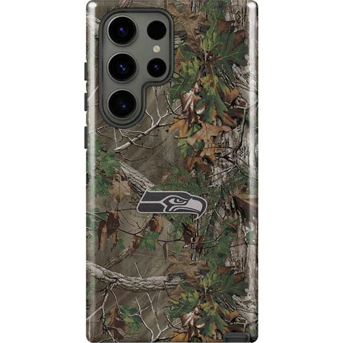 NFL Seattle Seahawks Realtree Xtra Green Camo Galaxy S23 Ultra Pro Case